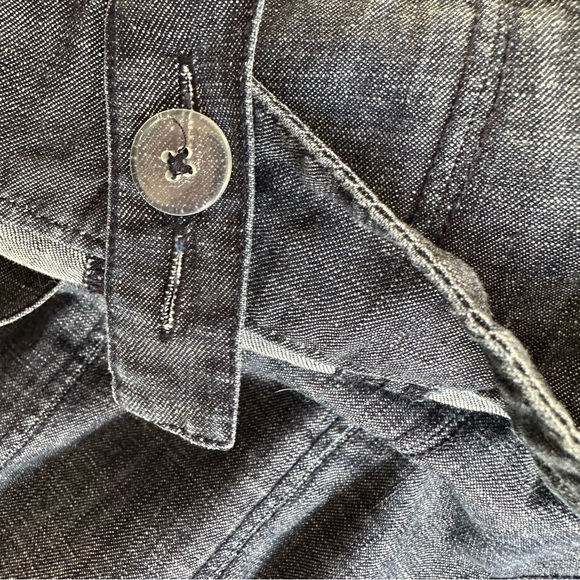 Gap apron denim jeans dress Sz. 12 - Picture 4 of 7